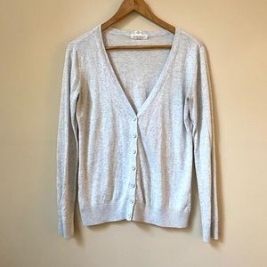 Light heather grey cardigan